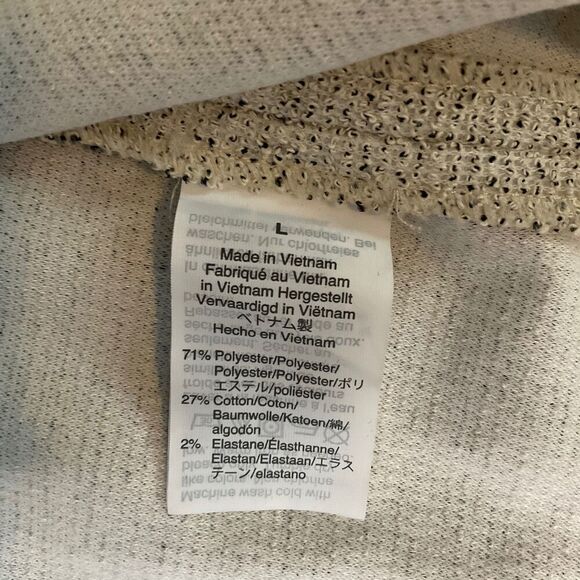 J.Crew Oatmeal Open Front Long Sleeve Cardigan Sweater Womens Size Large - Picture 2 of 7